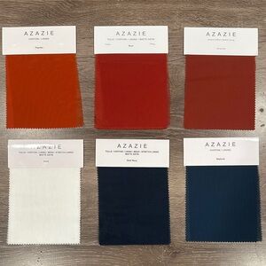 Azazie Swatch Pack - Red, White & Navy